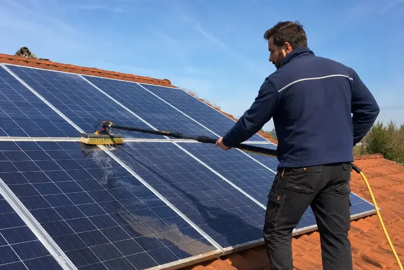 Nettoyage et entretien de panneaux solaires à Maubeuge